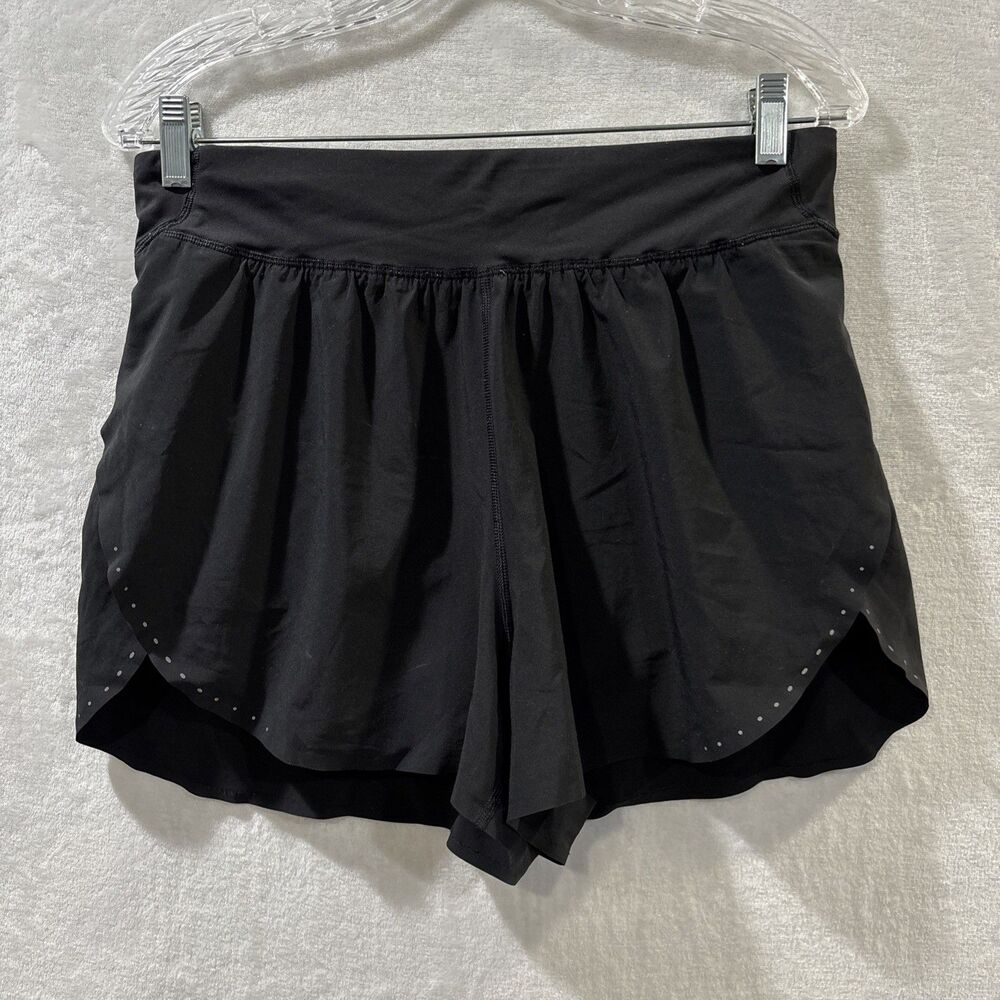 Lululemon Black Fast & Free Reflective High Rise Classic Fit 3” Short Women's 8